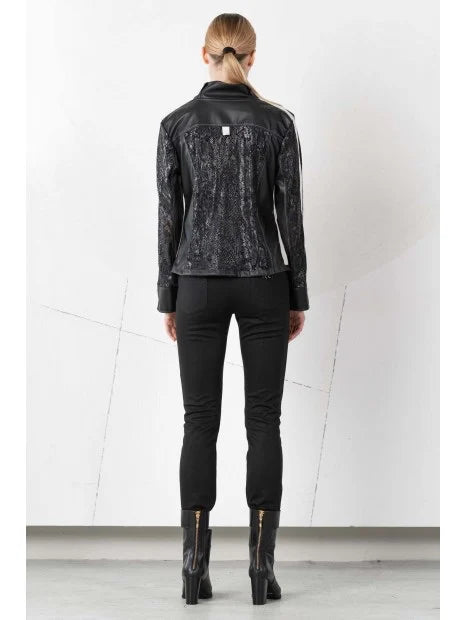 Elisa Cavaletti - Leather Look Blouse