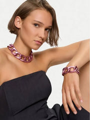 Partrizia Pepe - Collana Necklace | Pink Metallic