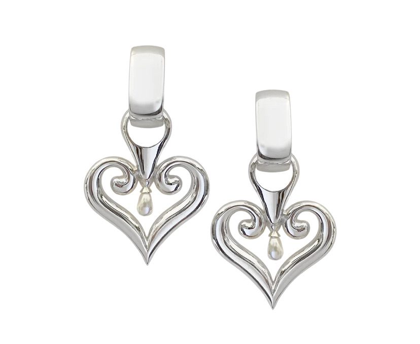 Mountain and Moon - Bella Earrings | Silver