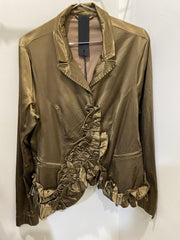 Rundholz - Ruffle Blazer | Bronze