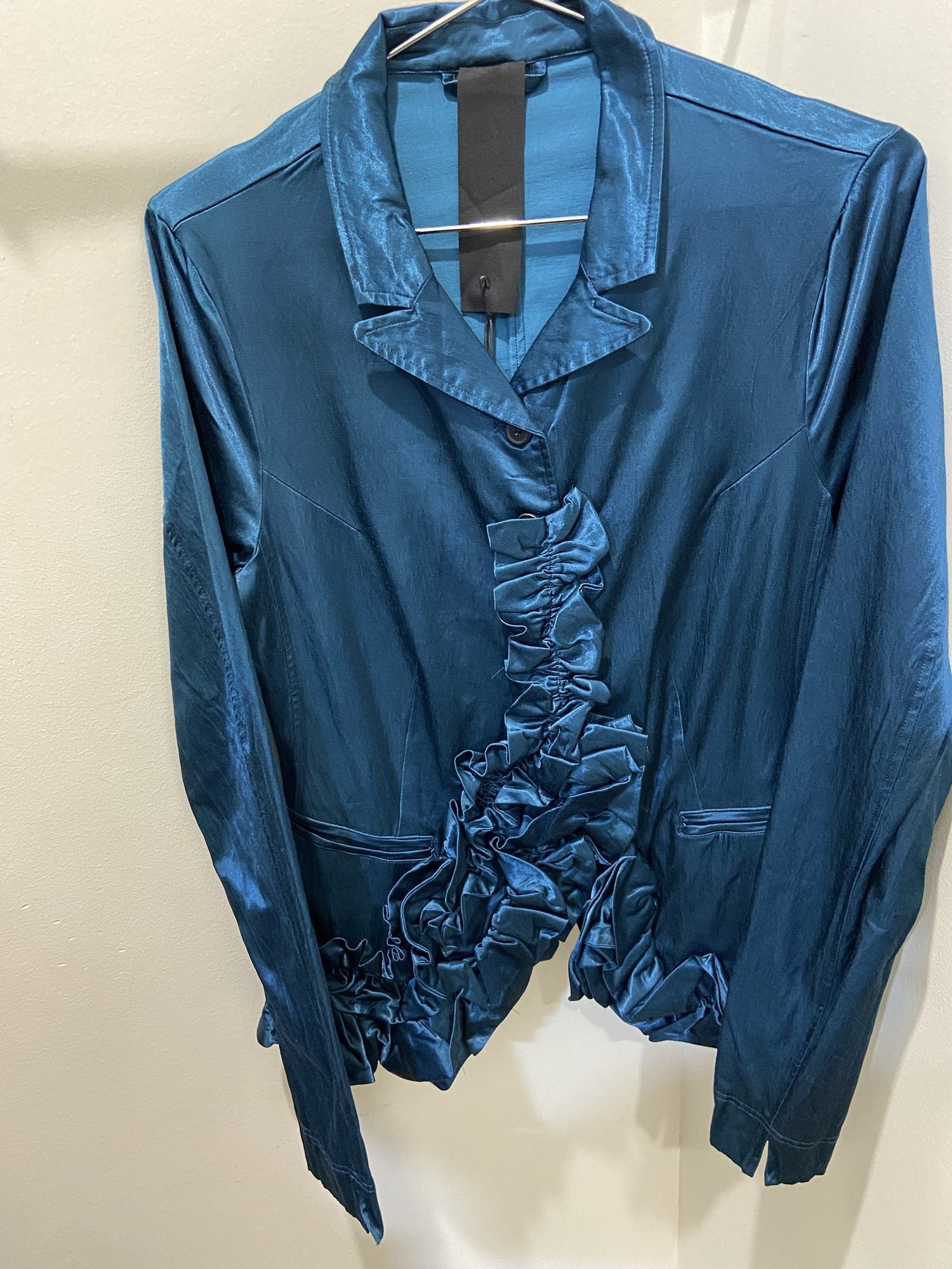 Rundholz - Ruffle Blazer | Ink