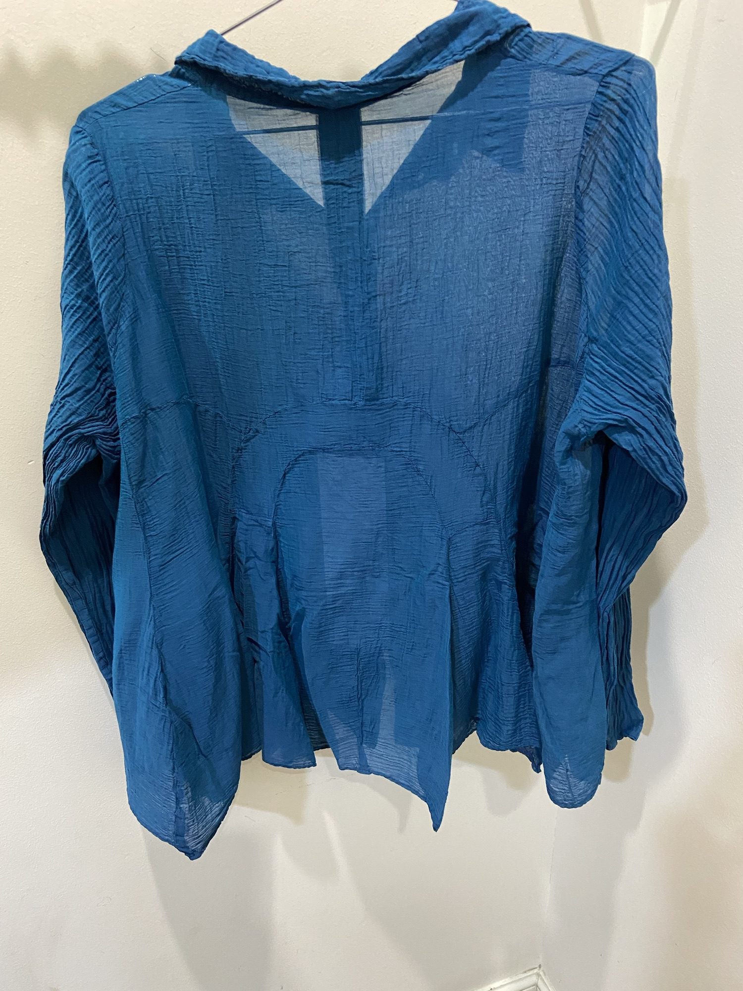 Rundholz - Cotton/Silk Shirt | Teal