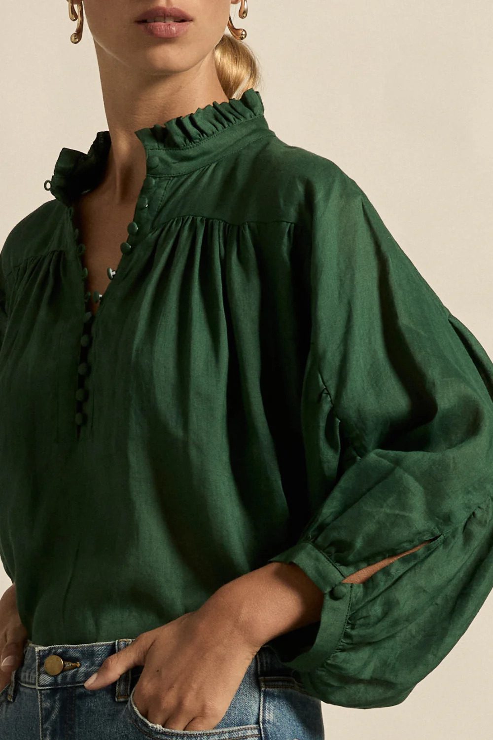 Zoe Kratzmann - Crescendo Top | Emerald