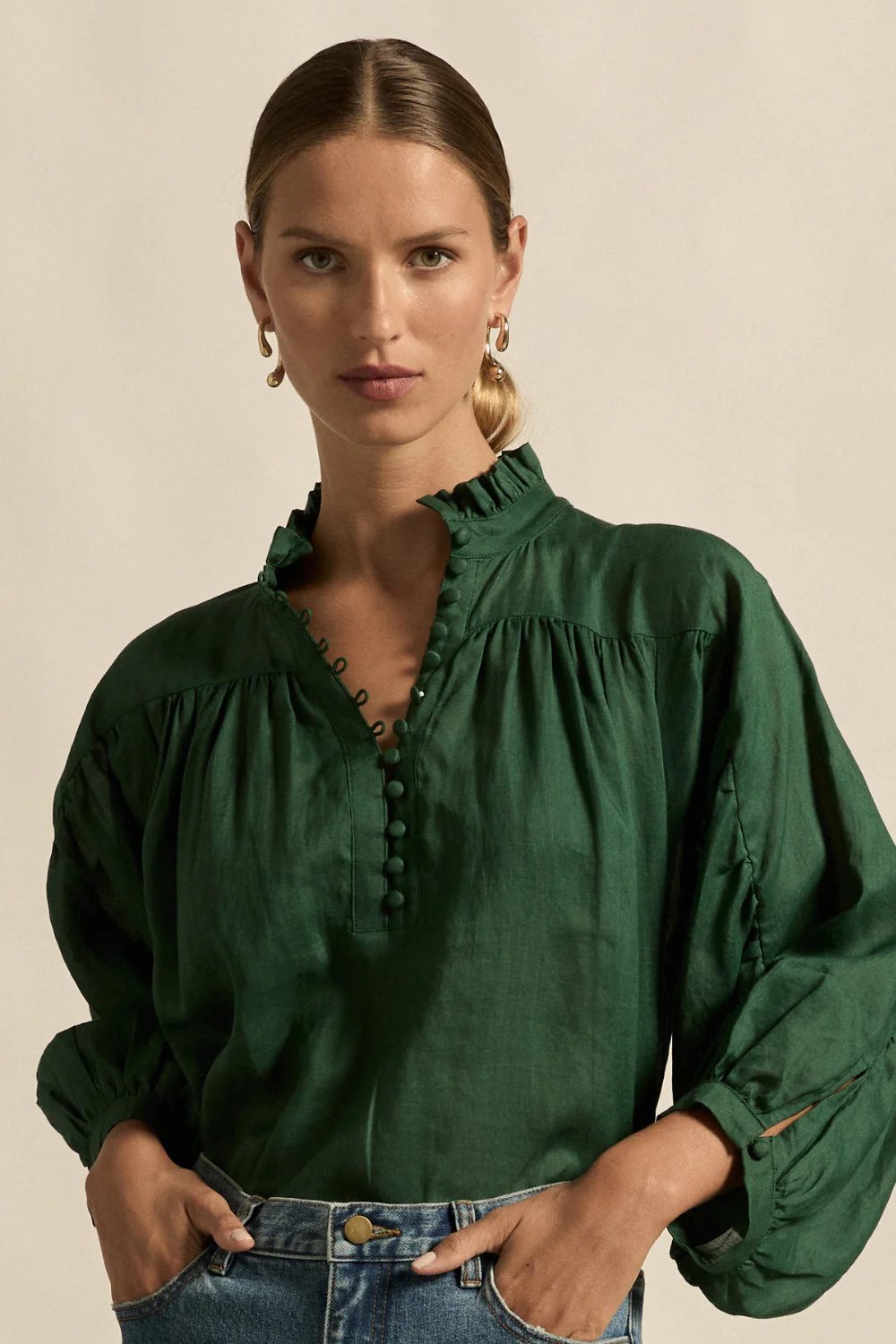 Zoe Kratzmann - Crescendo Top | Emerald