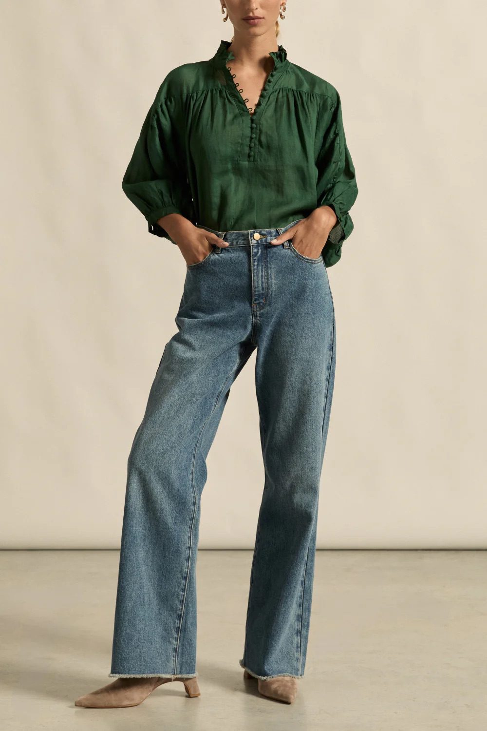 Zoe Kratzmann - Crescendo Top | Emerald