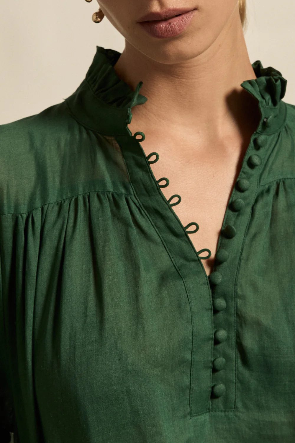 Zoe Kratzmann - Crescendo Top | Emerald