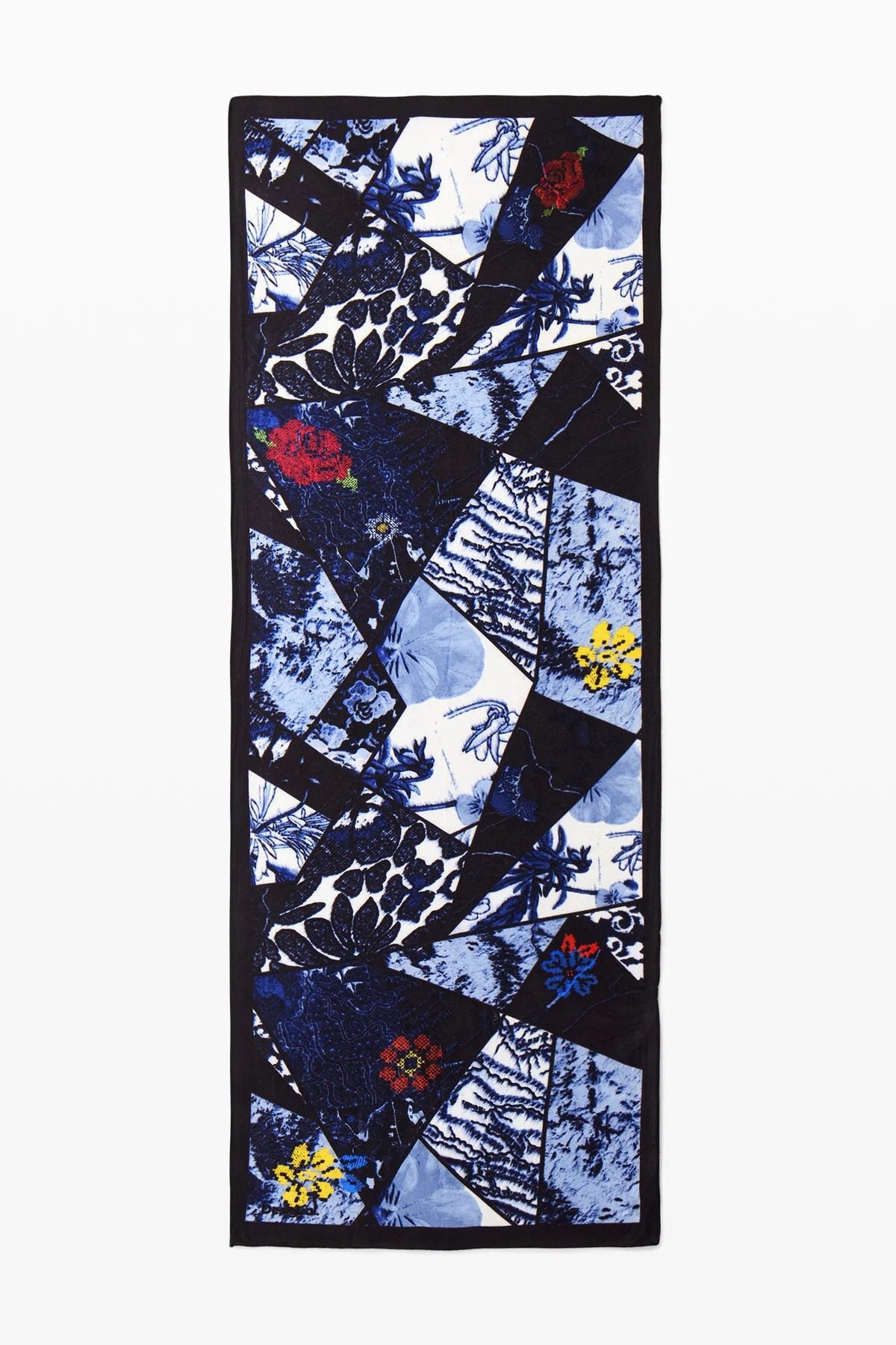 Desigual - Denim Flower Scarf