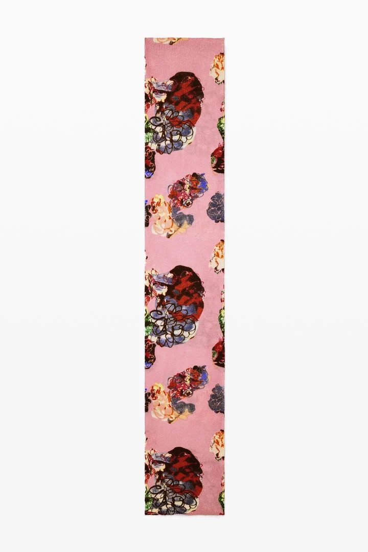 Desigual - Flower Scribble Scarf