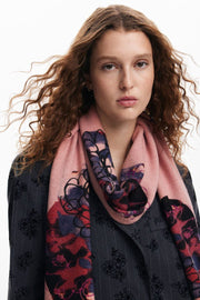 Desigual - Flower Scribble Scarf