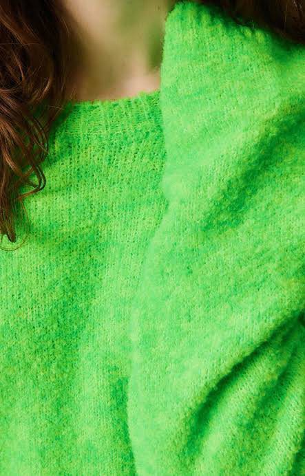 American Vintage - Cikoya Sweater | Fluro Green