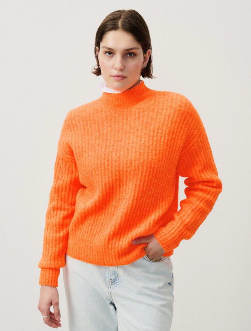 American Vintage - Cikoya Sweater | Fluorescent Carrot