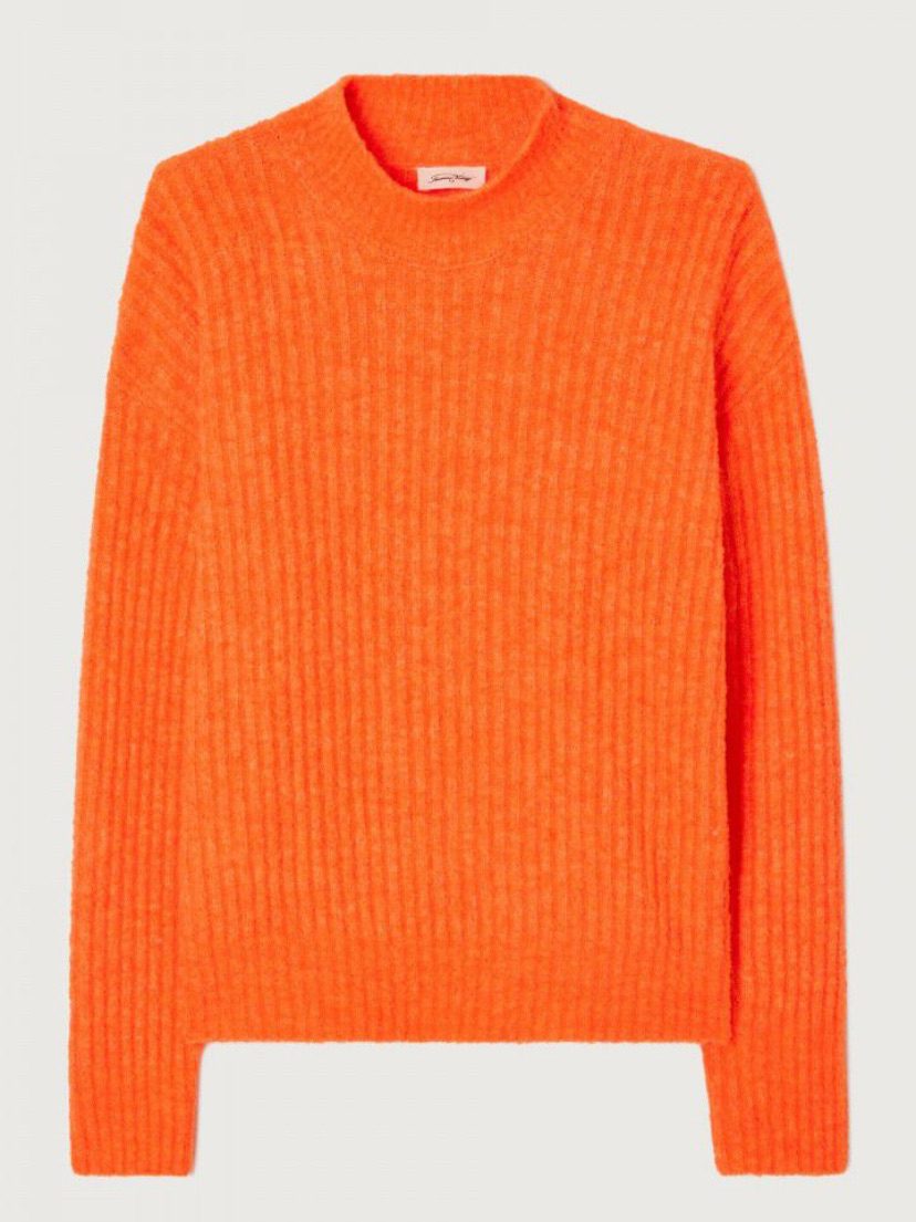 American Vintage - Cikoya Sweater | Fluorescent Carrot