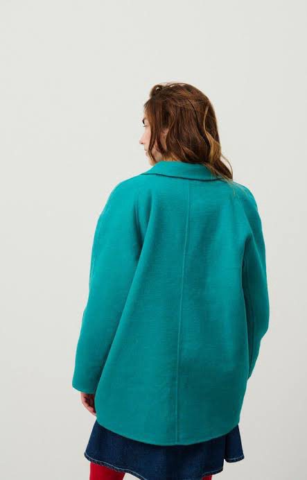 American Vintage - Dadoulove Coat | Duck Blue Melange