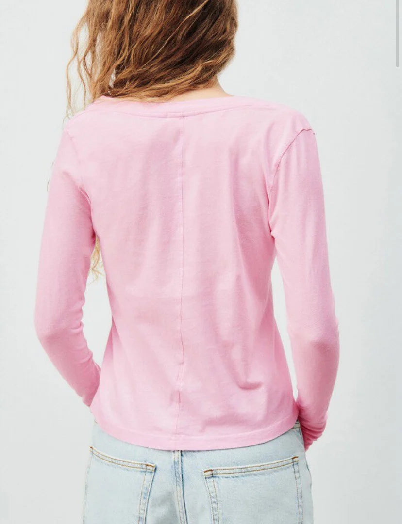 American Vintage - Gamipy Long Sleeve Tee | Cherry Blossom