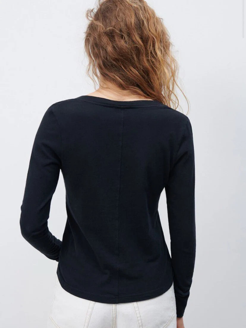 American Vintage - Gamipy Long Sleeve Tee | Black