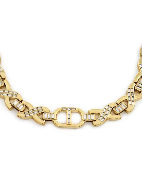 Twinset - Choker Necklace with Rhinestone