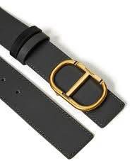 Twinset - Black Belt with Oval T
