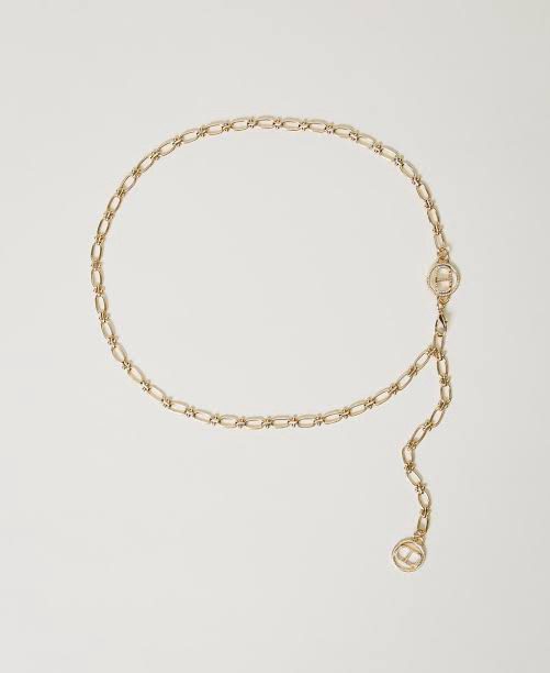 Twinset - Chain Belt with Oval T
