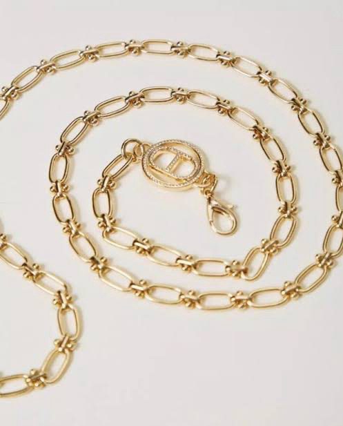 Twinset - Chain Belt with Oval T