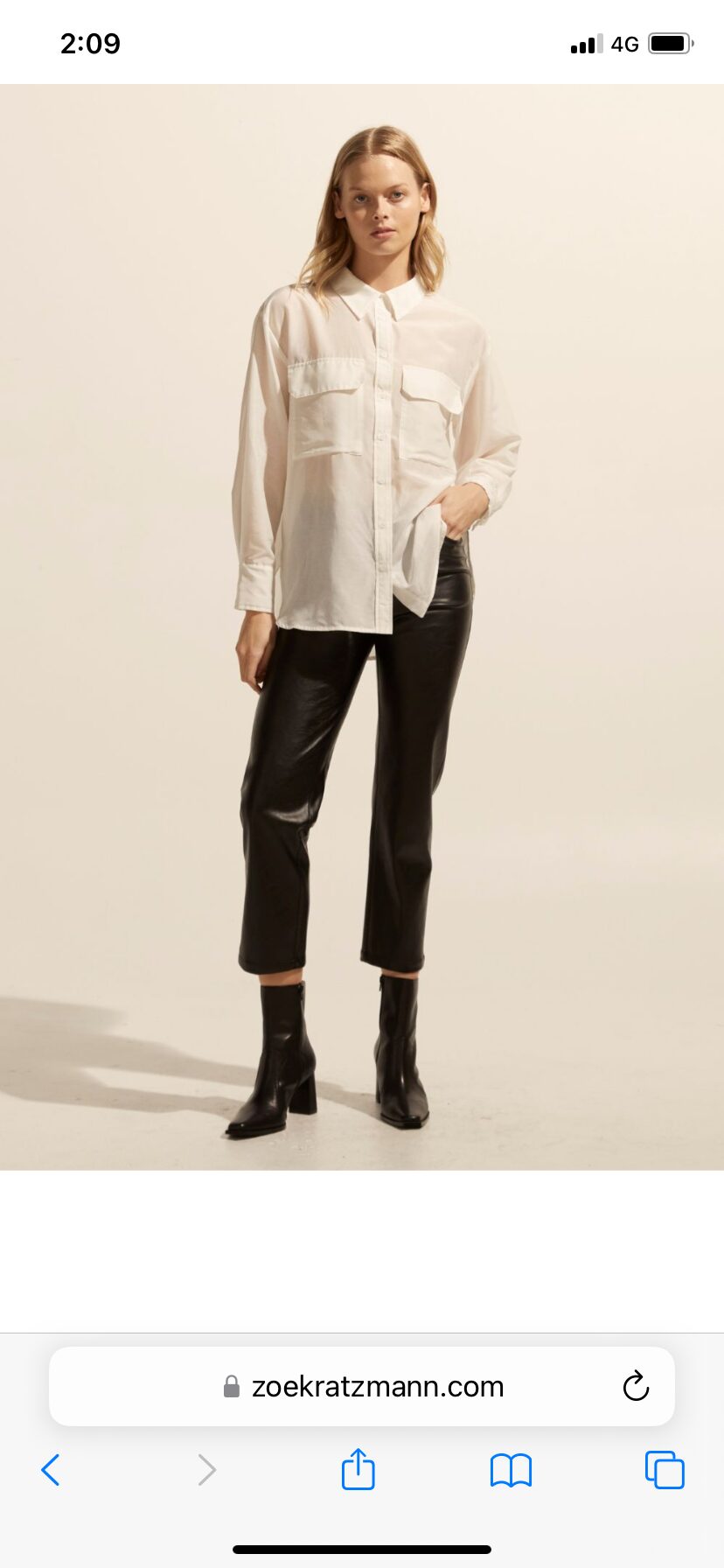 Zoe Kratzmann - Abroad Top | Cream