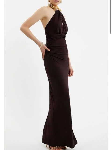Rebecca Vallance - Phoenix Gown Chocolate
