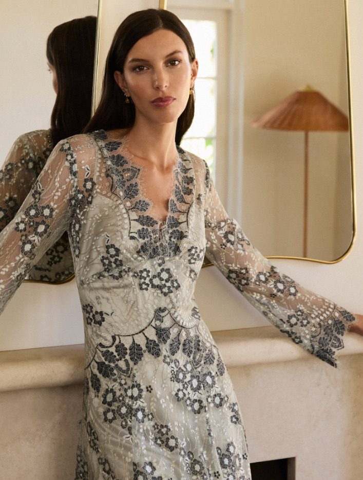 Moss and Spy - Enya Midi Dress