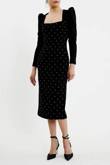 Rebecca Vallance - After Hours Long Sleeve Midi Dress