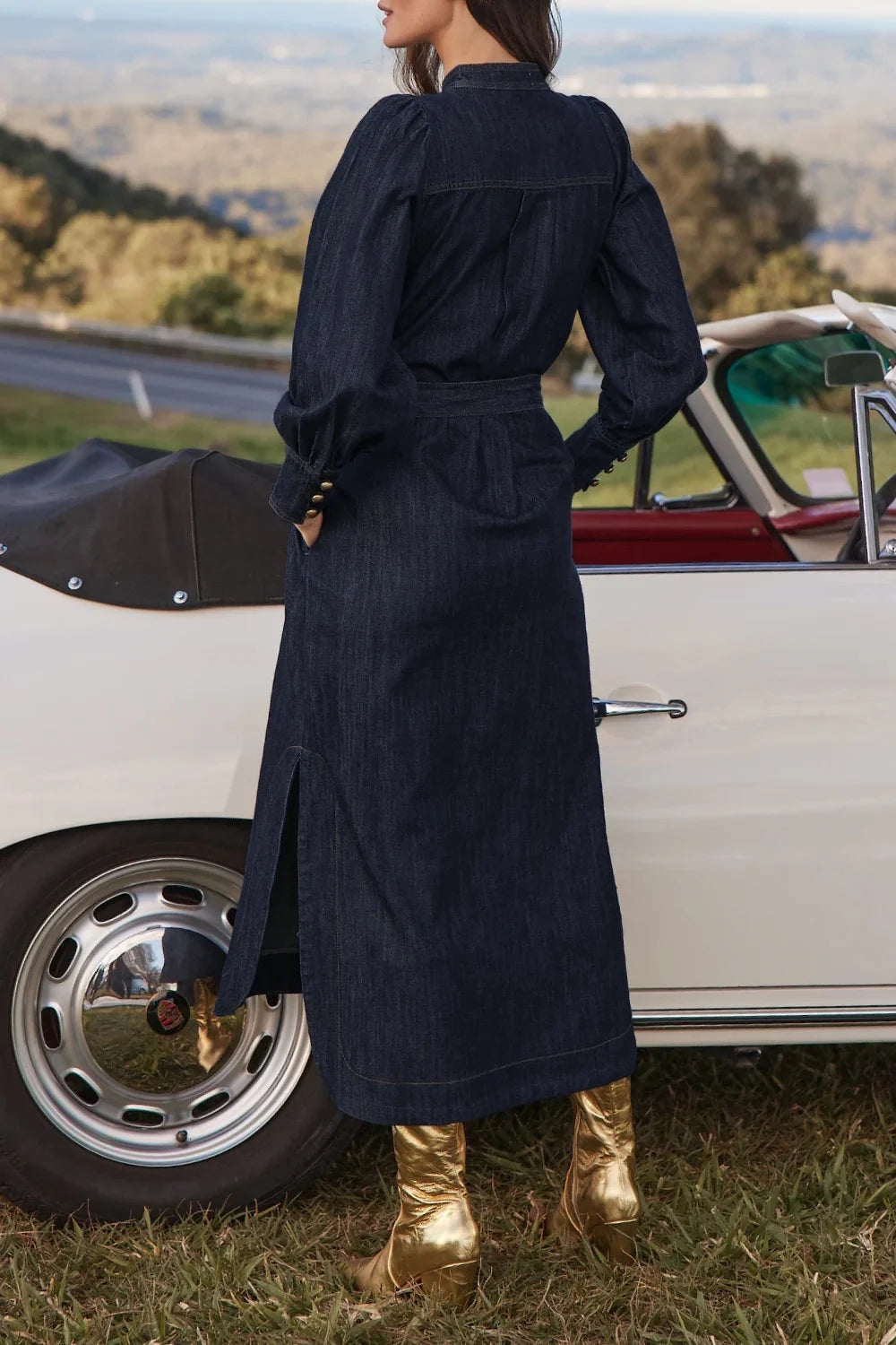 Zoe Kratzmann - Snapshot Dress | Dark Denim