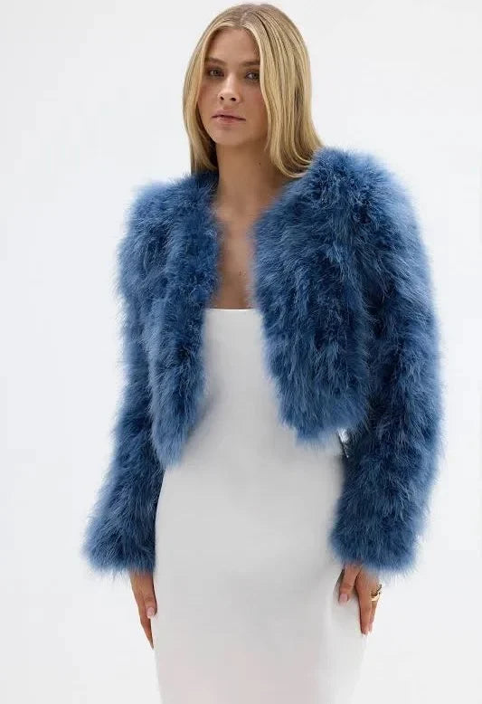 Bubish Luxe - Manhattan Crop Jacket | Denim