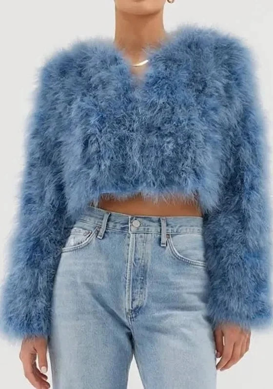 Bubish Luxe - Manhattan Crop Jacket | Denim