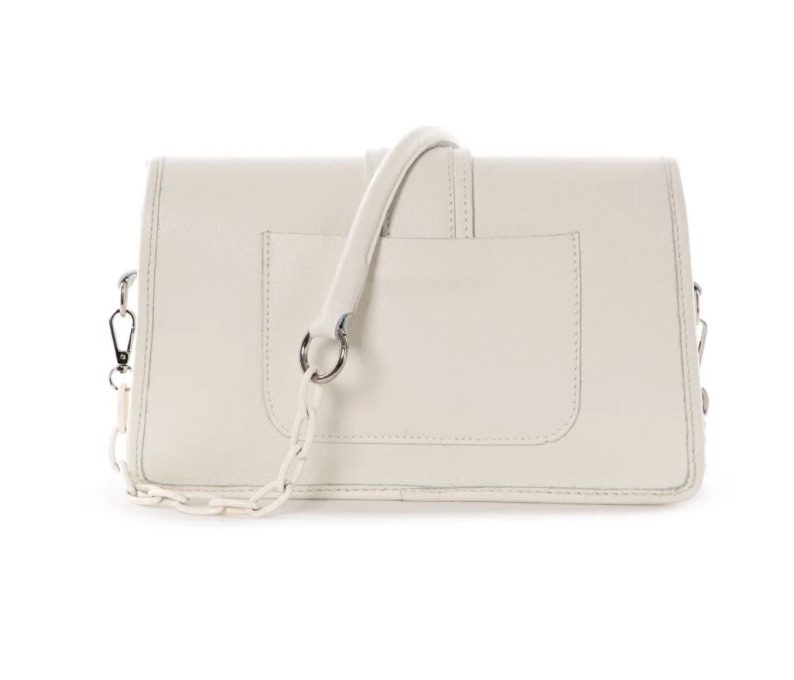 Elisa Cavaletti - Crown Leather Bag | White