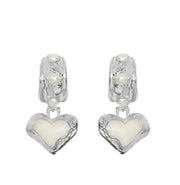 Mountain and Moon - Elena Earrings | Silver
