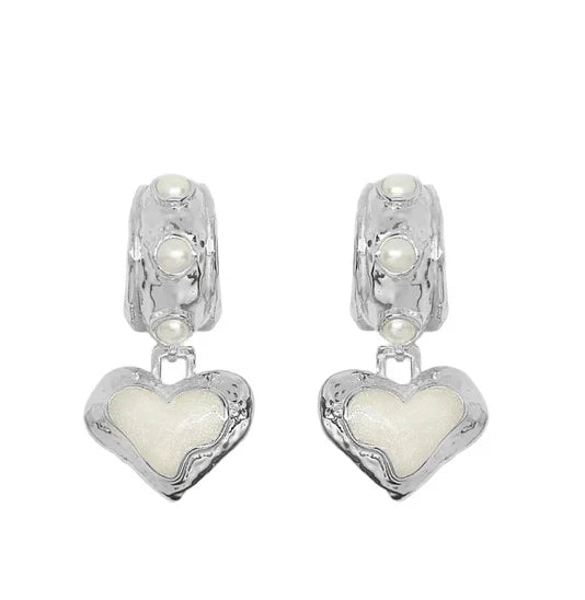 Mountain and Moon - Elena Earrings | Silver
