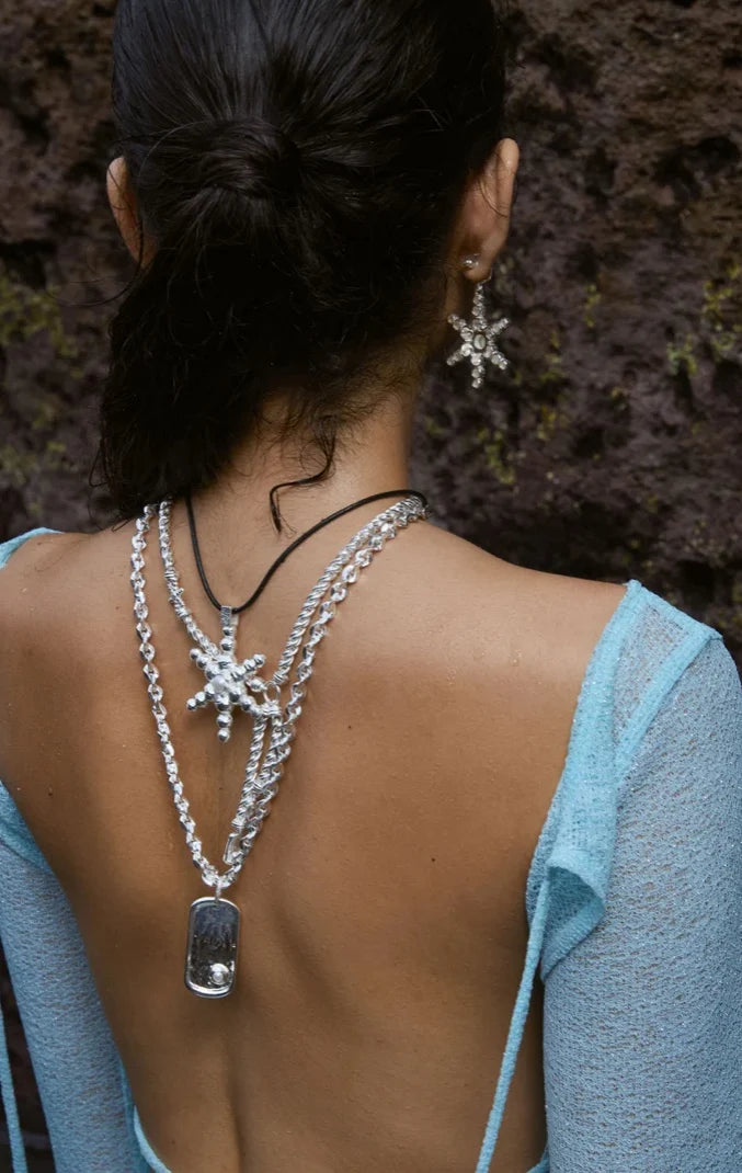 Mountain and Moon - Thea Earrings | Silver
