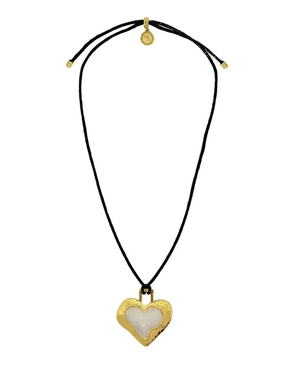 Mountain and Moon - Olympia Necklace | Gold