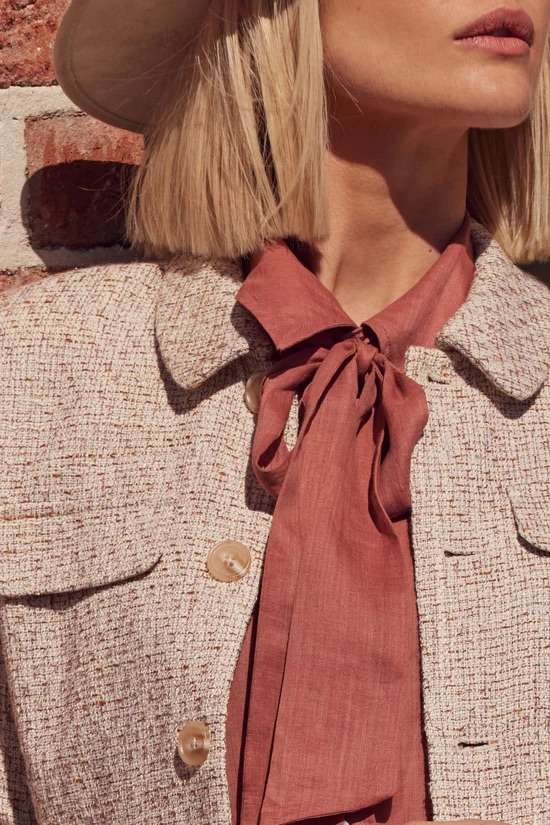 Zoe Kratzmann - Adjoin Jacket | Biscuit Boucle