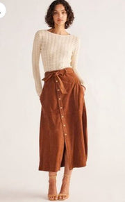 Mos the Label - Natalie Suede Skirt