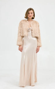 Bubish - Lola Crop Fur | Oatmeal
