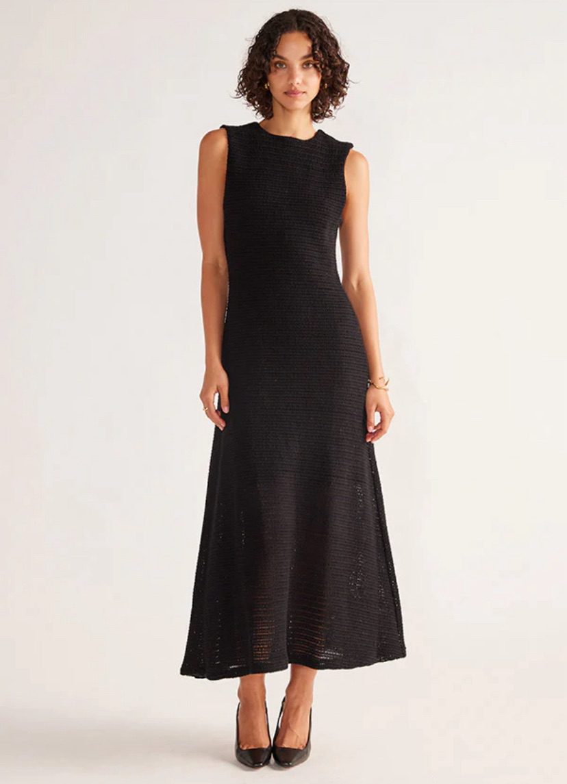 Mos the Label - Celine Crochet Midi Dress