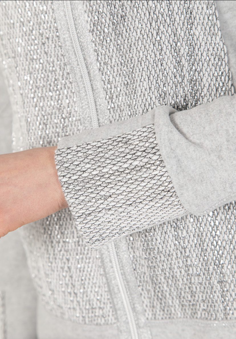 Elisa Cavaletti - Grey Jacket with Embroidery