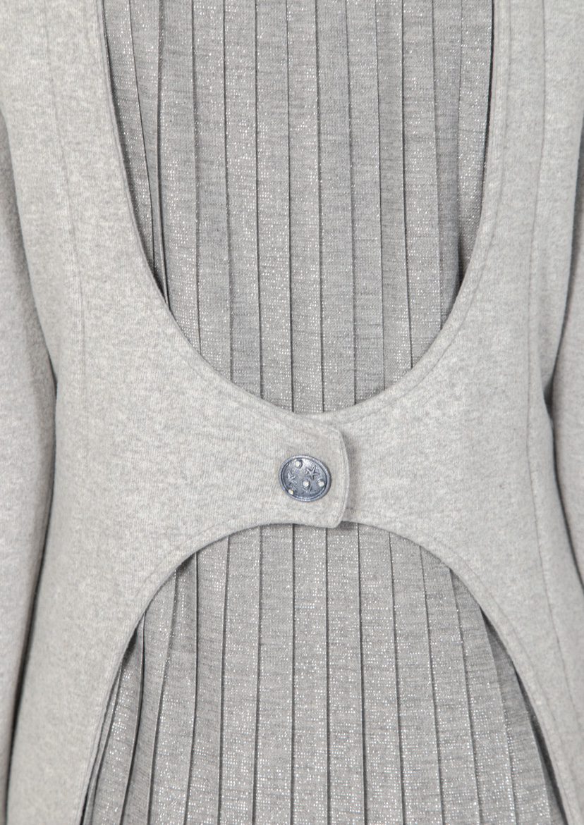Elisa Cavaletti - Grey Jacket with Embroidery