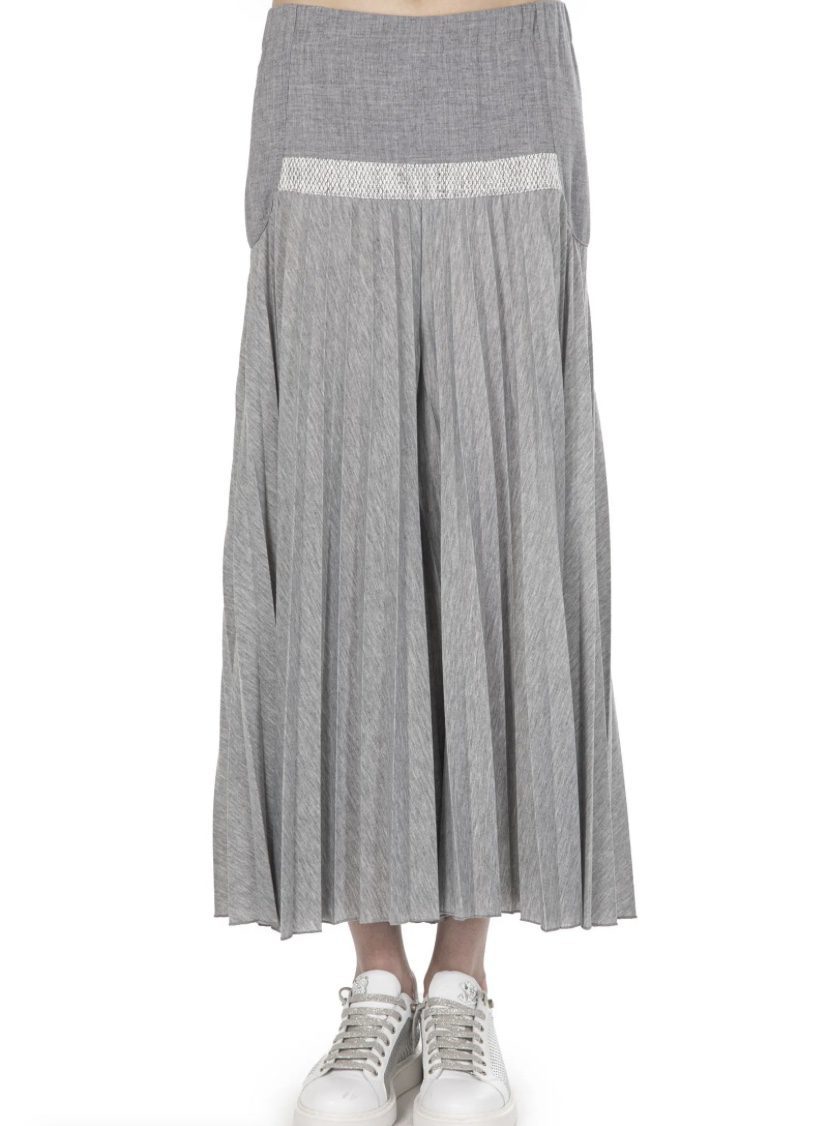 Elisa Cavaletti - Gray Skirt Pant