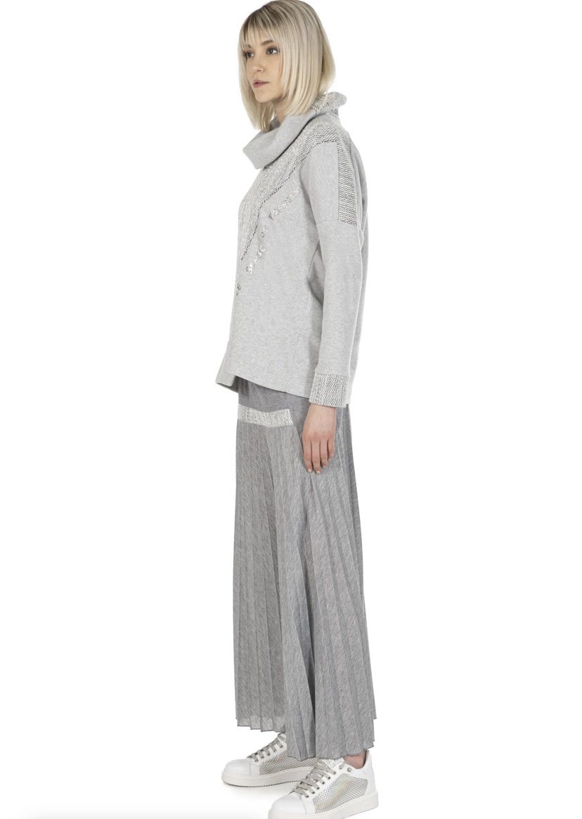 Elisa Cavaletti - Gray Skirt Pant