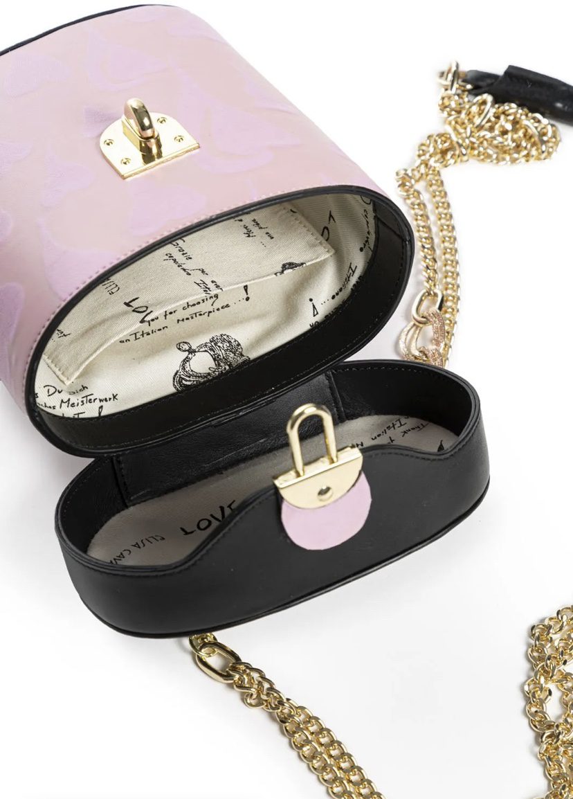Elisa Cavaletti - Pink and Black Crossbody Bag