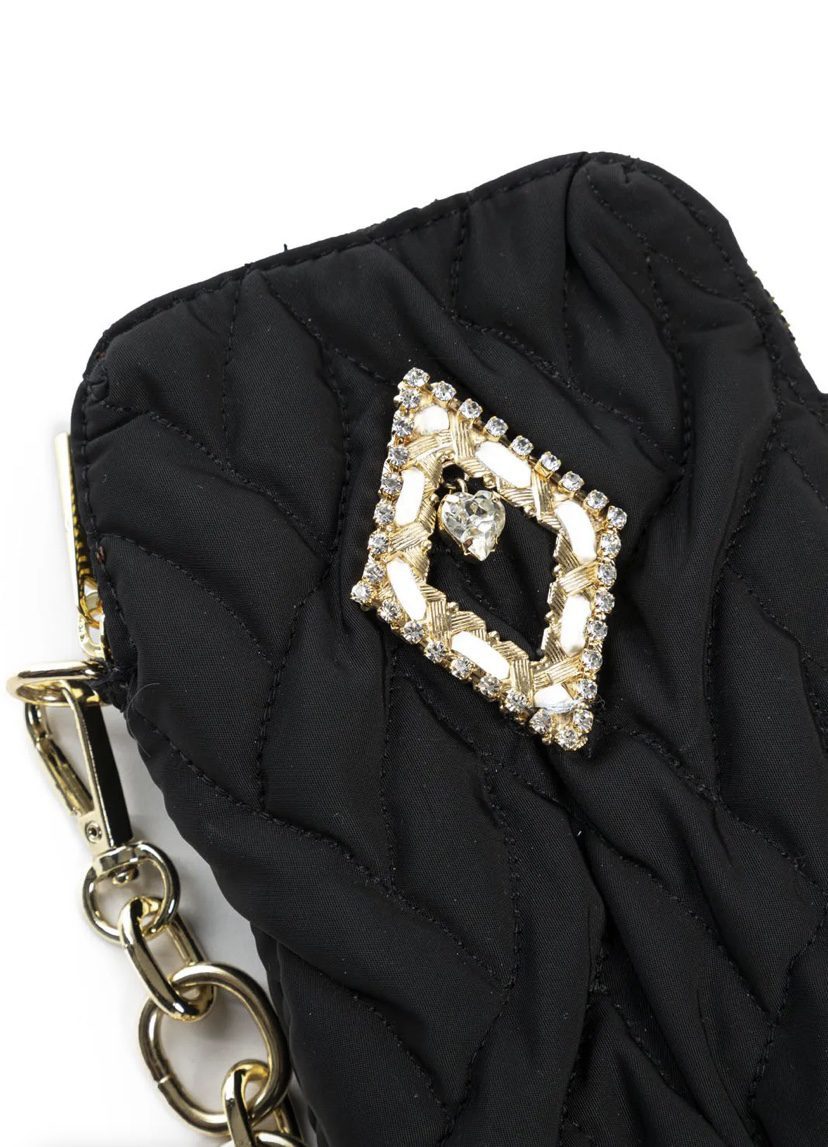 Elisa Cavaletti - Black Phone Clutch Bag
