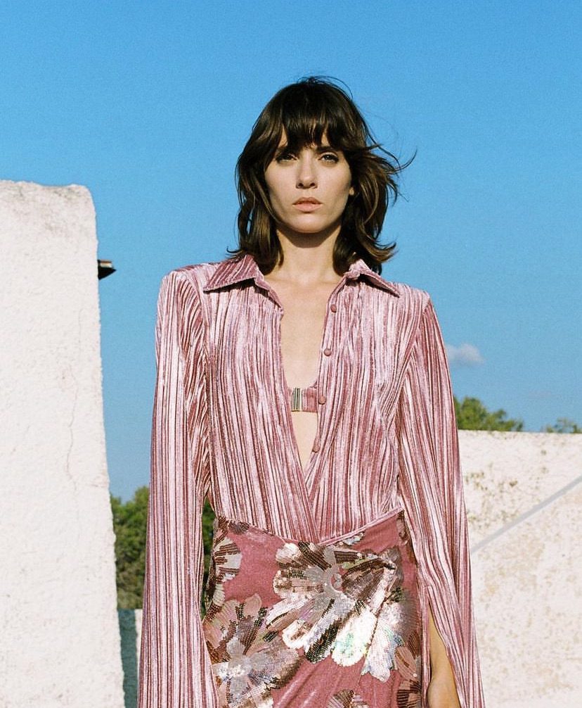 Sabina Musayev - Irvi Top | Smoked Pink