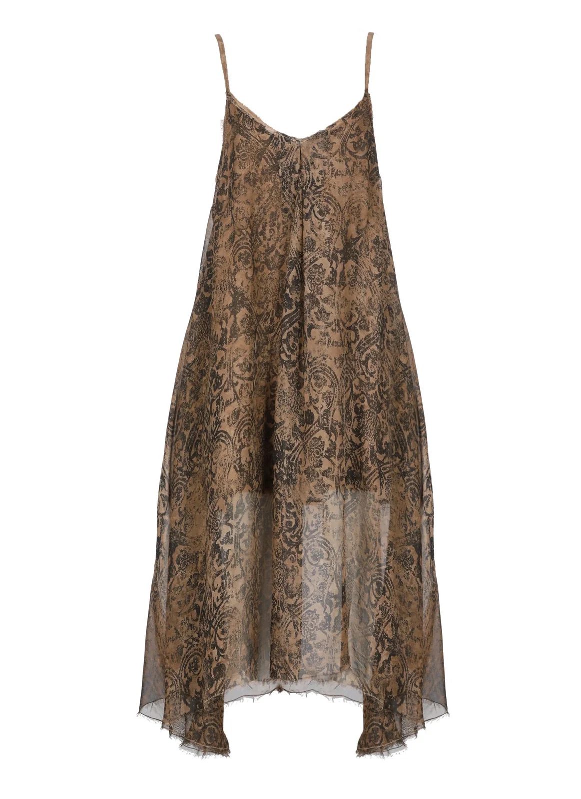 Sanctamuerte - Honey Print Dress | Bronze Honey (Copy)