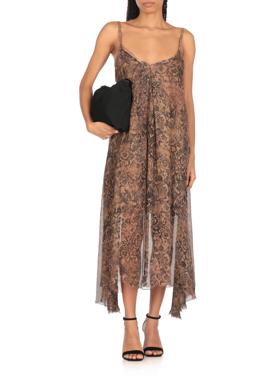 Sanctamuerte - Honey Print Dress | Bronze Honey
