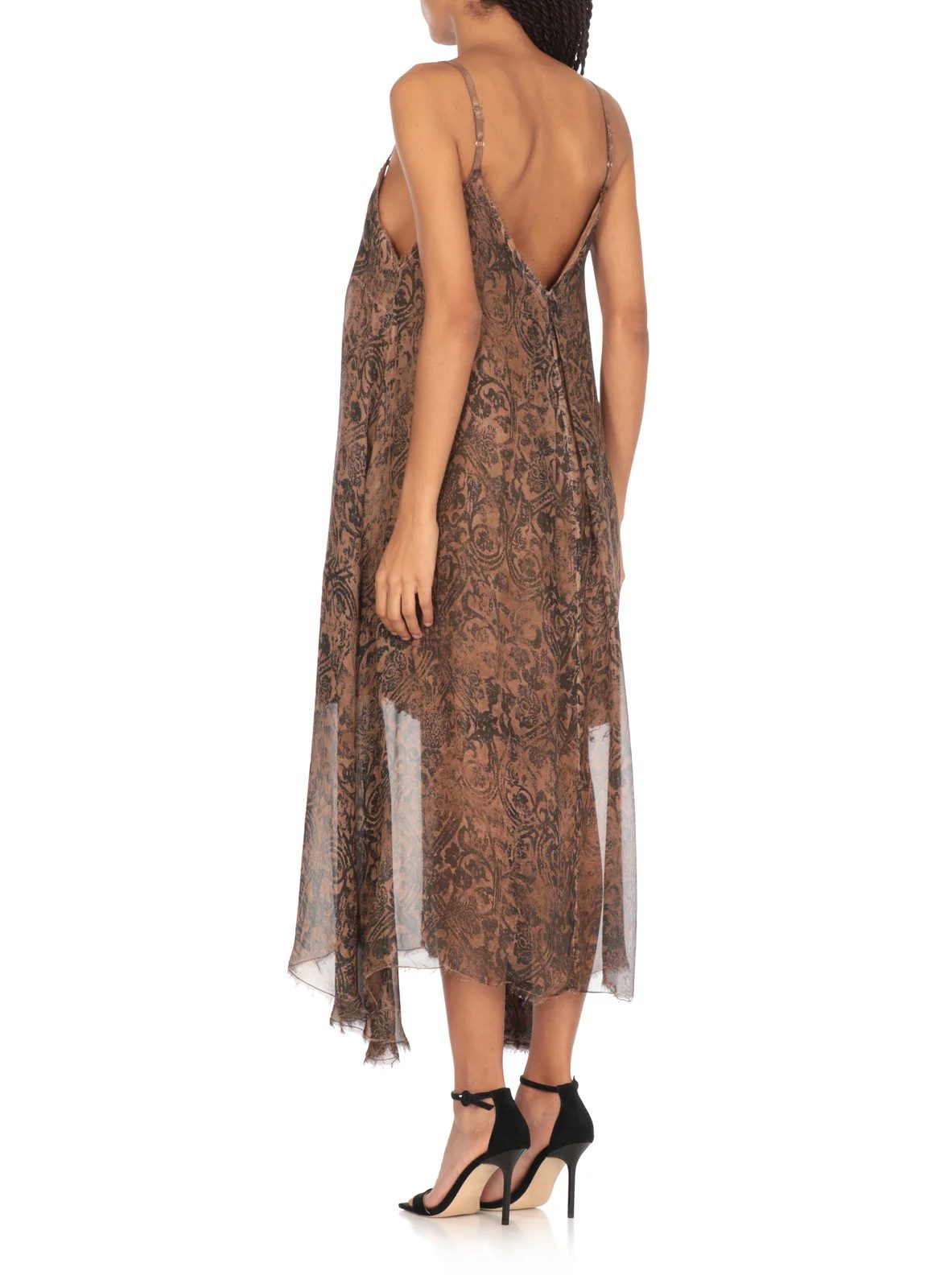 Sanctamuerte - Honey Print Dress | Bronze Honey (Copy)