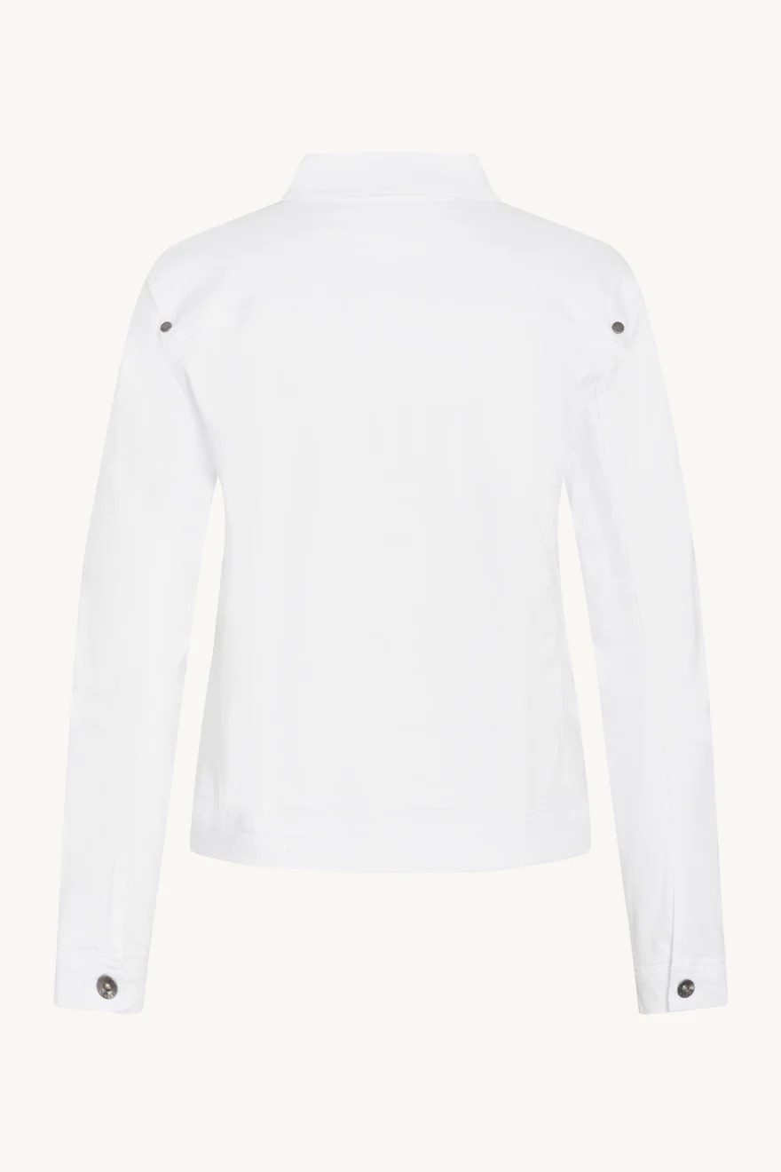 Claire Woman - Elaine Denim Jacket | White